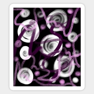 Abstract art design Sticker